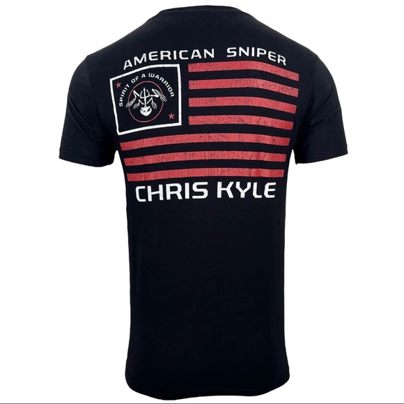 Howitzer Style Men's T-Shirt CHRIS KYLE SPIRIT WARRIOR Military Grunt MFG - Picture 3 of 10